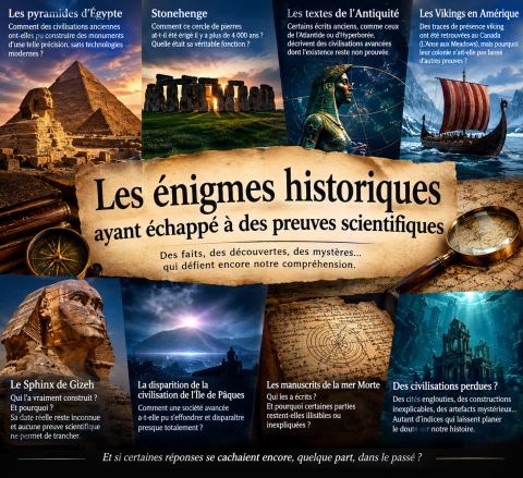 énigmes historiques non résolues